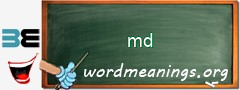 WordMeaning blackboard for md